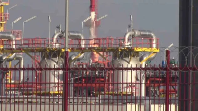 Silivri'de BOTAŞ tesislerinde yangın