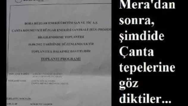 Şimdi'de Çanta tepelerine göz diktiler