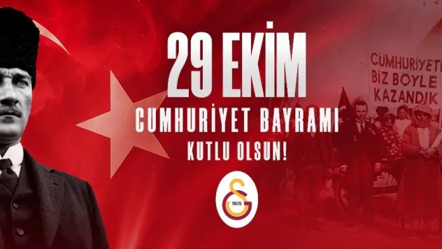 Spor camiasından 29 Ekim Cumhuriyet Bayramı mesajları