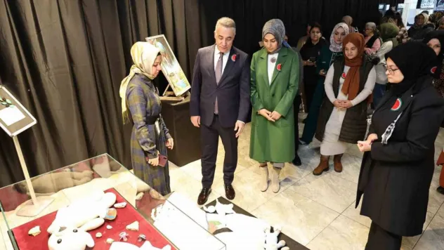 Sultangazili kadınlardan Özgür Filistin Sergisi