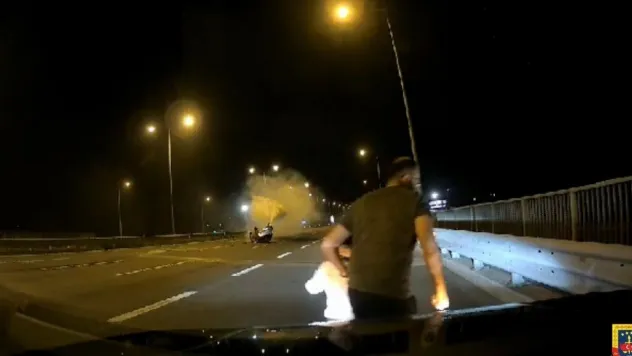 Taklalar atan otomobilden yola savrulmuştu: 9 yaşındaki çocuğun tedavisi sürüyor