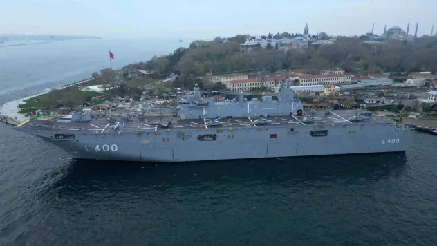 TCG Anadolu gemisini Ramazan Bayramı'nın ilk günün 16 bin 127 kişi ziyaret etti
