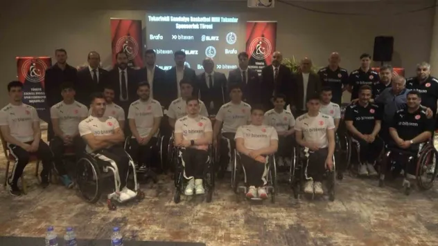 Tekerlekli Sandalye Basketbol Milli Takımı sponsorluk töreni yapıldı