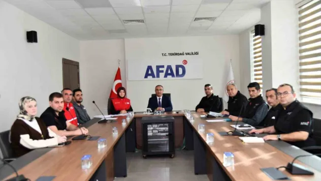 Tekirdağ'da afet beslenme kapasitesi masaya yatırıldı