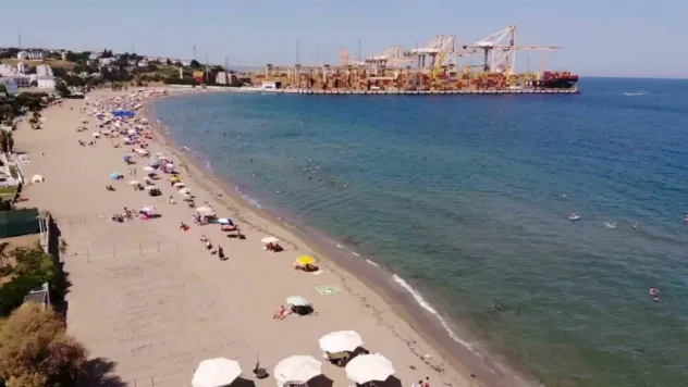 Tekirdağ'da bayramda plajlar doldu taştı