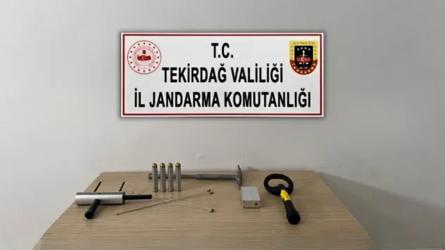 Tekirdağ'da kaçak kazıya jandarma baskını: 4 kişi suçüstü yakalandı