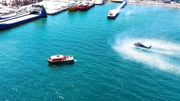 Tekirdağ'da nefes kesen 'Denizyoluyla uyuşturucu sevkiyatına baskın' tatbikatının yeni görüntüleri yayınlandı
