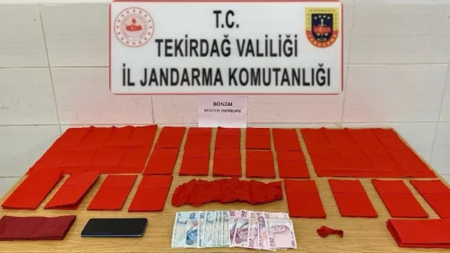 Tekirdağ'da peçeteye emdirilmiş halde uyuşturucu ele geçirildi: 1 tutuklama