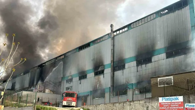 Tekirdağ'daki fabrika yangını kontrol altına alındı