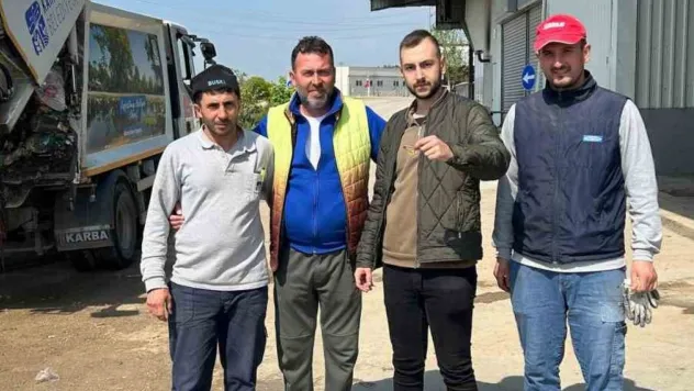 Temizlik işçileri çöpte kaybolan altınları bulup teslim etti