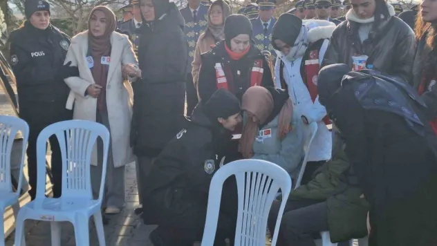 Teröristlerle çıkan çatışmada şehit olan Yasin Koçyiğit, Ankara'da son yolculuğuna uğurlandı