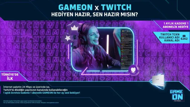 Türk Telekom GAMEON'dan önde gelen yayın platformuyla yeni iş birliği