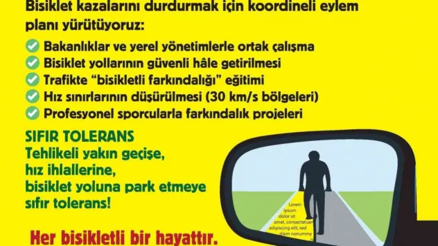 Türkiye Bisiklet Federasyonu'ndan trafikte bisikletli ölümlerine karşı eylem planı