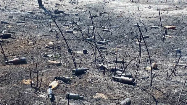 Yangının ardından utanç manzarası