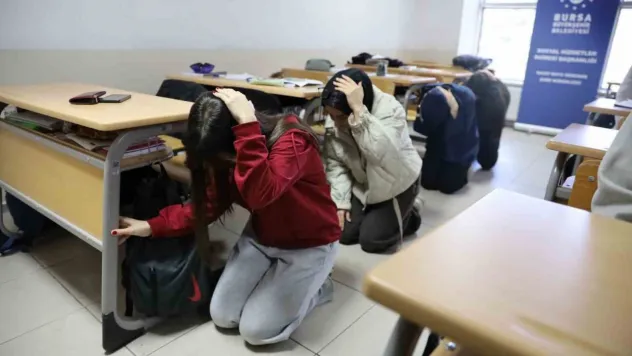 YKS Hazırlık Merkezi'nde deprem ve tahliye tatbikatı