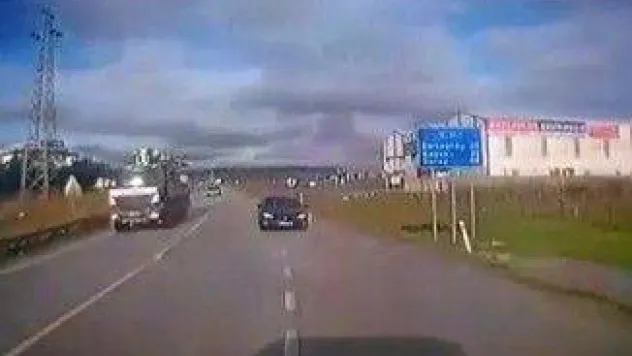 Ölümle burun buruna geldiler: Dehşet anları kamerada