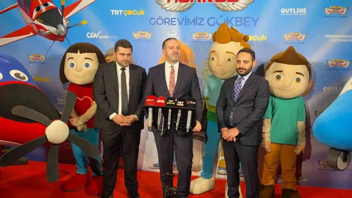 'Aslan Hürkuş Görevimiz: Gökbey' animasyon filminin galası gerçekleştirildi