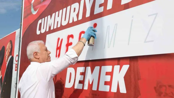 'Cumhuriyet demek' kampanyası büyük ilgi gördü