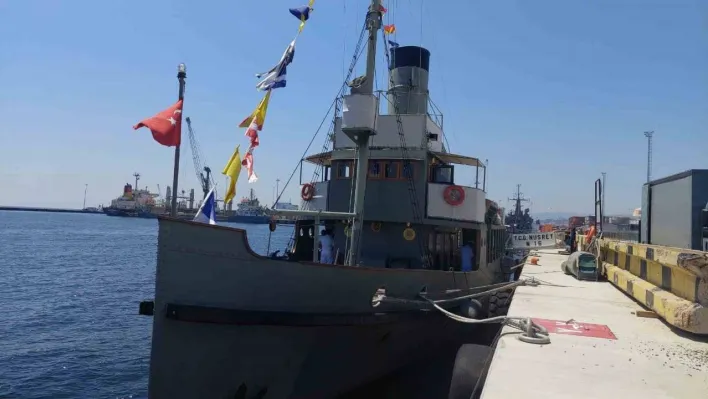 'Yüzen müze' mayın gemisi Tekirdağ'da