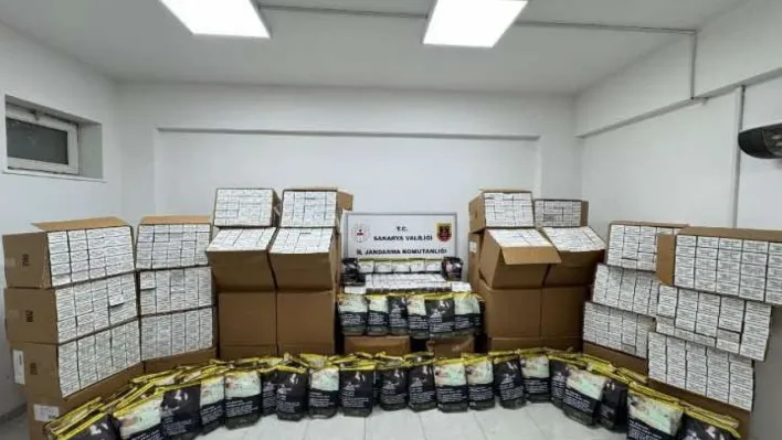 1 milyon liralık kaçak tütün operasyonu: 1 gözaltı