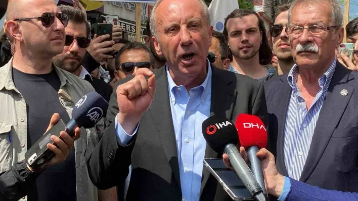13. Cumhurbaşkanı Adayı Muharrem İnce, CHP'lilere çağrıda bulundu