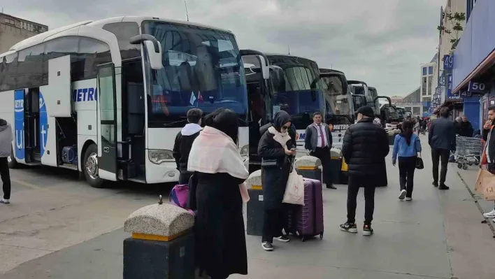 15 Temmuz Demokrasi Otogarı'nda seçim hareketliliği