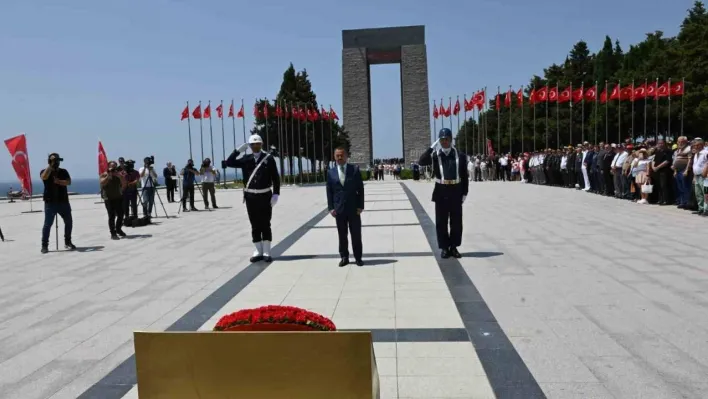 15 Temmuz şehitleri, Çanakkale 'Şehitler Abidesi'nde anıldı