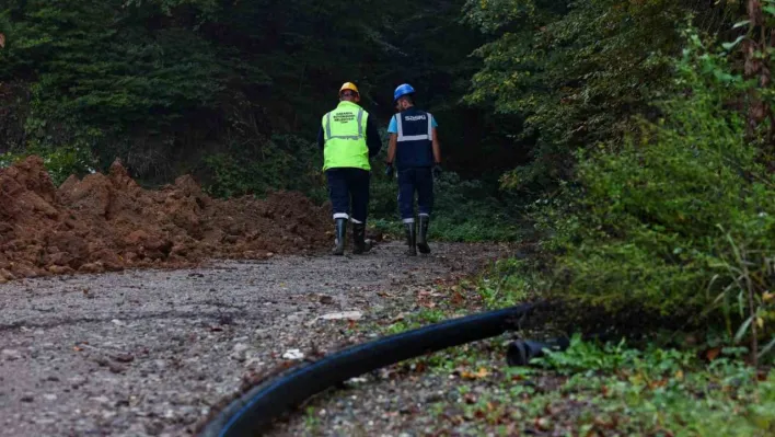 2 bin 800 metrelik hat ile Hendek Yarıca'nın içme su geleceği teminat altında
