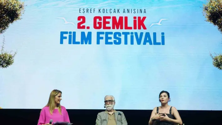 2. Gemlik Film Festivali'nin açılışını Cezmi Baskın ve Gonca Vuslateri yaptı