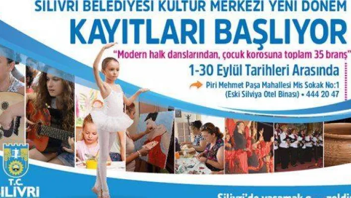 Kültür Merkezi yeni dönem kayıtları başlıyor