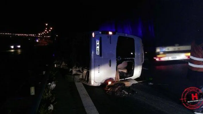 Otoyolda kaza 3'ü çocuk 6 yaralı