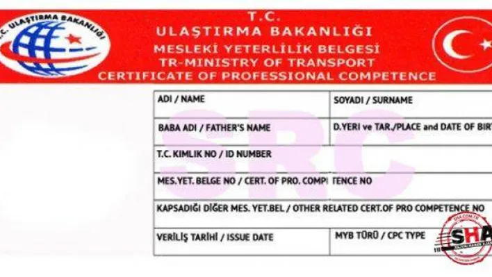 SRC ve Psikoteknik belgesi olmayanlar dikkat!