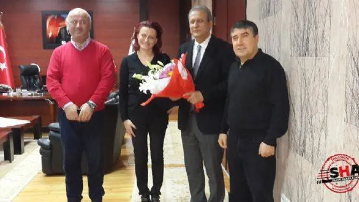 Tabip Odası'ndan Kaymakam Partal'a ziyaret