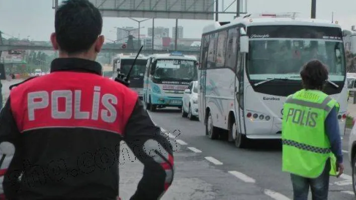 Polisin uygulamasından kaçamadılar