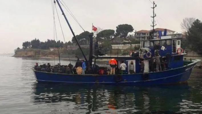 Balıkçı teknesine 'Kaçak Göçmen' Operasyonu