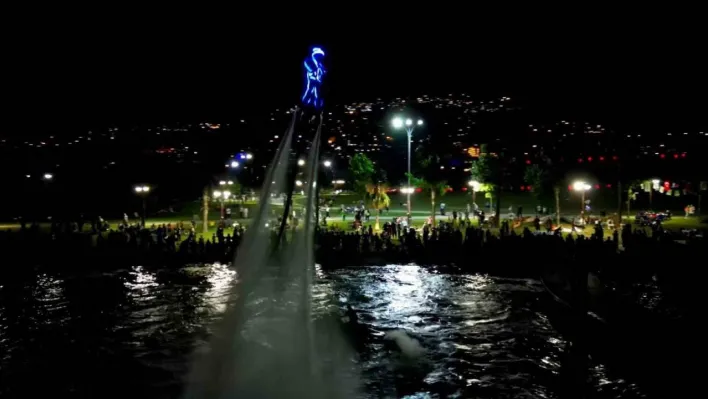 2019 Rusya Dünya Record Şampiyonu milli sporcudan flyboard şov