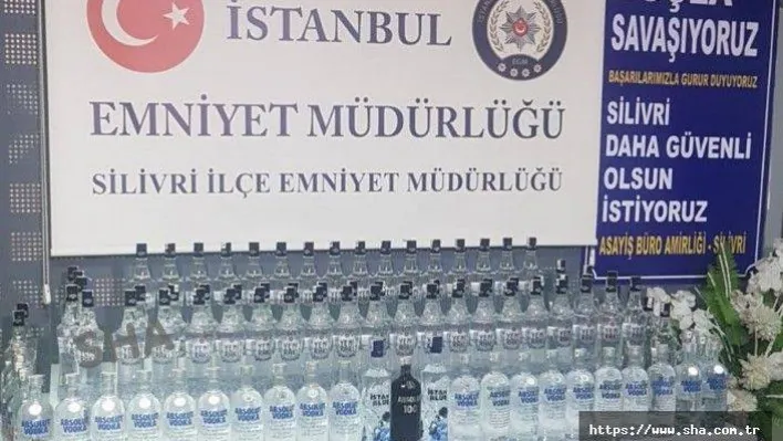 Polisten sahte içki operasyonu