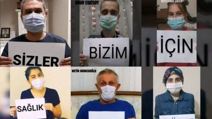 Sağlık çalışanlarına akciğer nakli olmuş ve nakil bekleyen hastalardan anlamlı destek