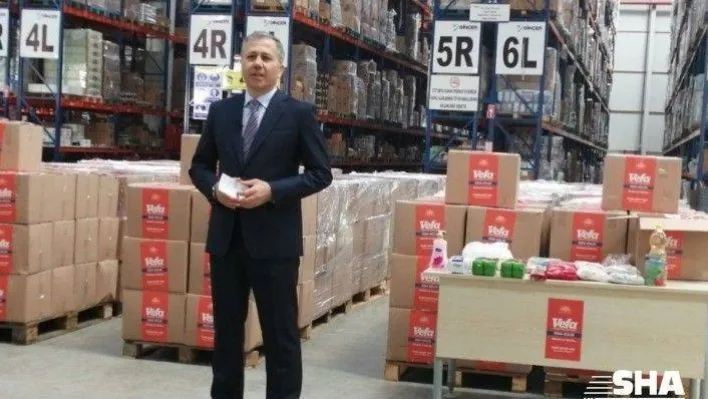 Sokağa çıkamayan 65 yaş üstü vatandaşlara gidecek yardım kolileri yola çıktı