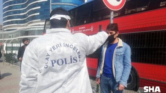 Esenyurt'ta polisin çevirdiği motosikletten korona virüs şüphelisi çıktı
