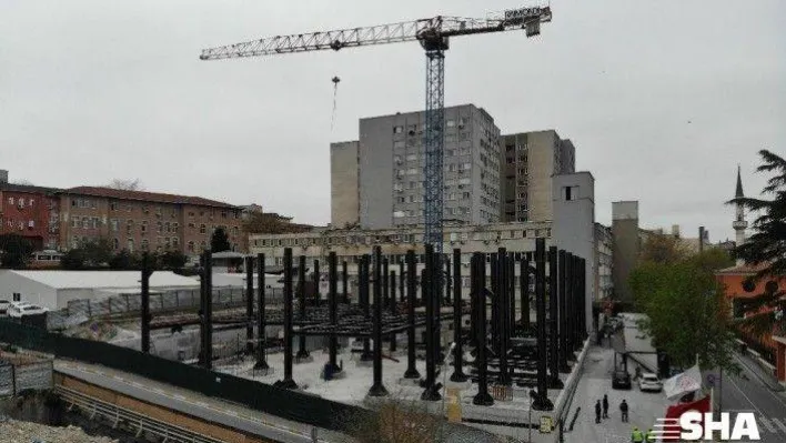 İstanbul Tıp Fakültesi'nde yeni binaların yapımı devam ediyor