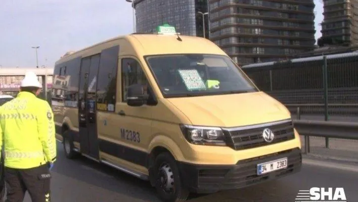 İstanbul'da otobüs ve minibüslere korona virüs denetimi