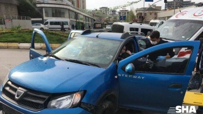 Nöbetten dönen sağlık görevlisi kaza yaptı