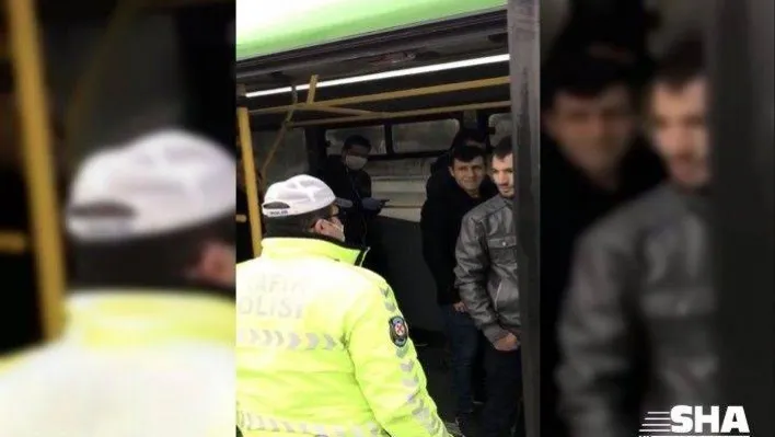 (Özel) İstanbul'da toplu taşımada yasağa uymayan sürücülere ceza yağdı