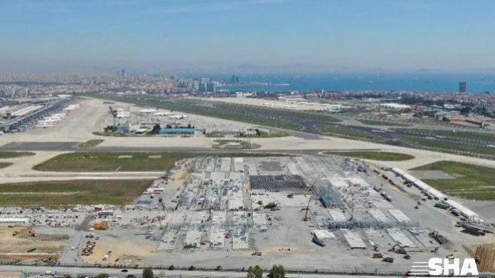 Pandemi hastanesinin son durumu böyle görüntülendi