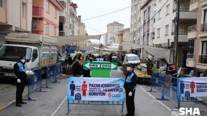 Pazarlarda koronavirüsle ilgili yeni tedbirler devrede