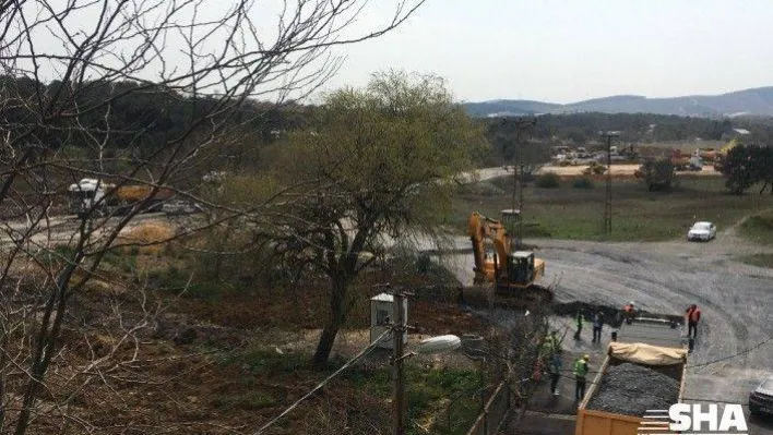 Sancaktepe'deki salgın hastanesinin yapımı devam ediyor