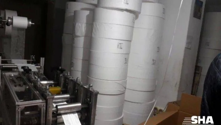 Ümraniye'de kaçak maske operasyonu: 5 bin kaçak maske ele geçirildi