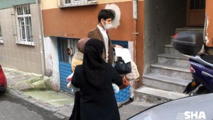 Yeni doğum yapmış anne ve çocuğunun yardımına polis koştu