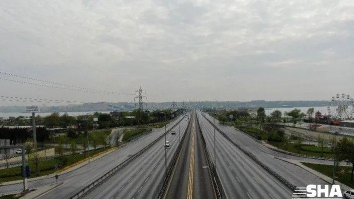 3 gün sürecek kısıtlama ile E-5 kara yolu boş kaldı